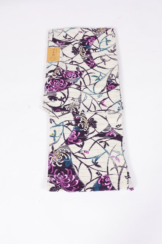 Japanese kimono Unused New <Komon> Lsize  polyester /B1204