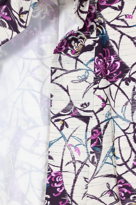 Japanese kimono Unused New <Komon> Lsize  polyester /B1204