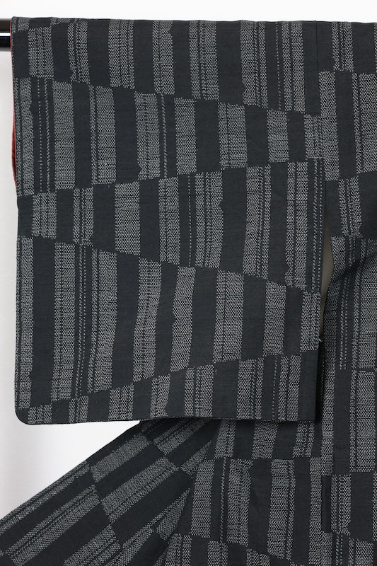 Japanese kimono used <Tsumugi> Msize  silk 100% /T179