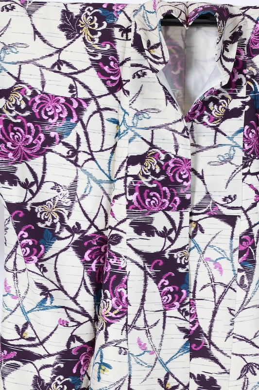 Japanese kimono Unused New <Komon> Lsize  polyester /B1204