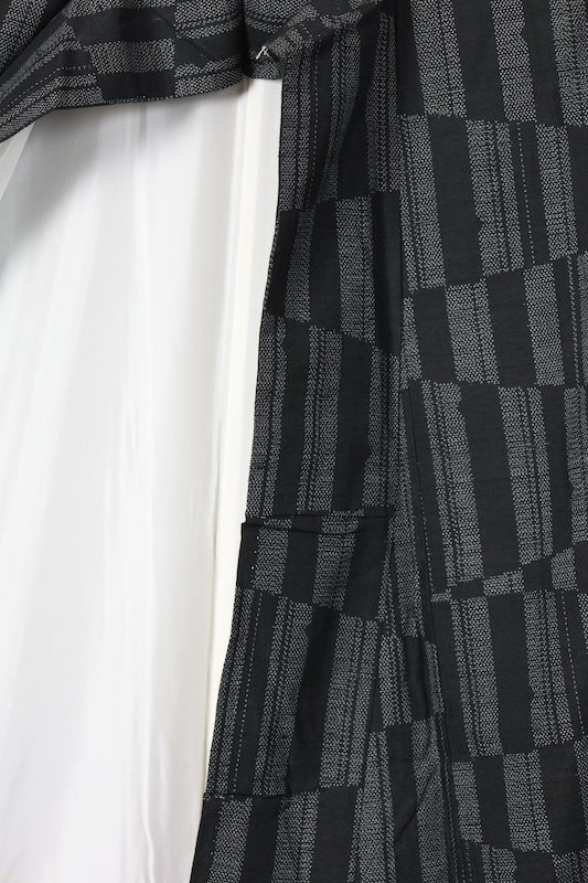 Japanese kimono used <Tsumugi> Msize  silk 100% /T179