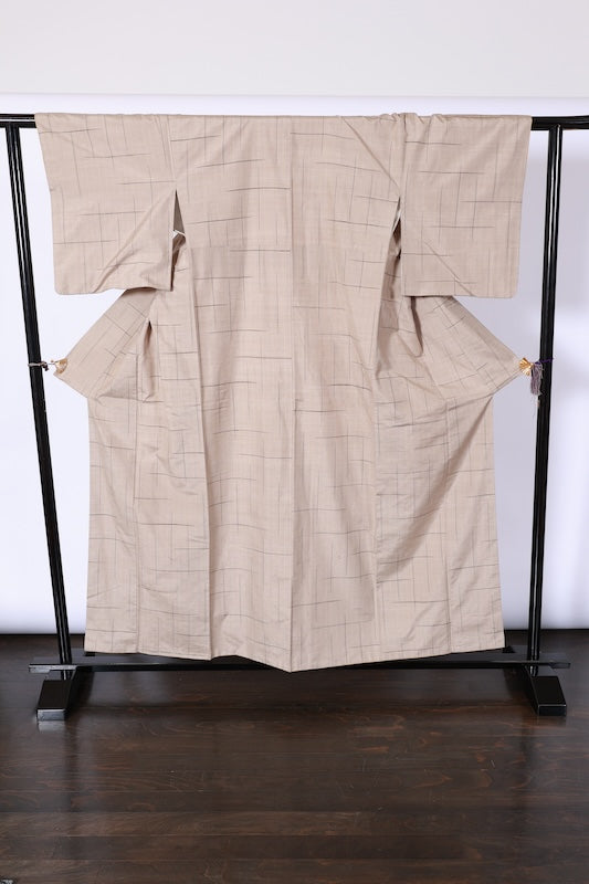 Japanese kimono used(tsumugi)SizeMsilk100%/A530