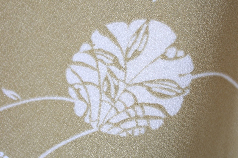 Japanese kimono Unused New <Komon> L-size  polyester /B1203