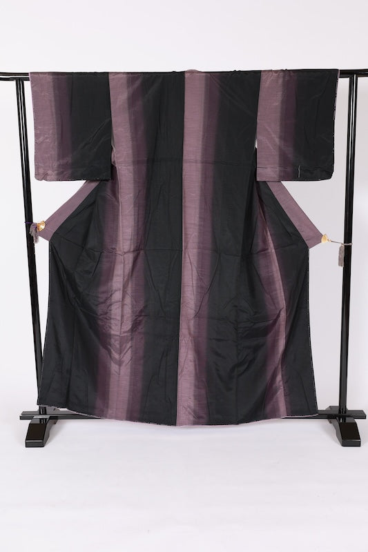 Japanese kimono Unused New <Komon> L-size  polyester /B1202