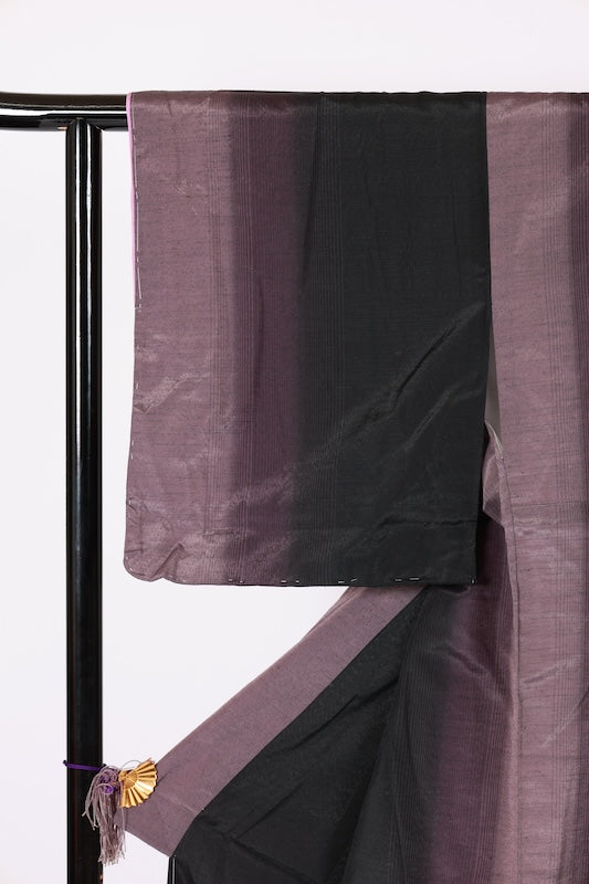 Japanese kimono Unused New <Komon> L-size  polyester /B1202