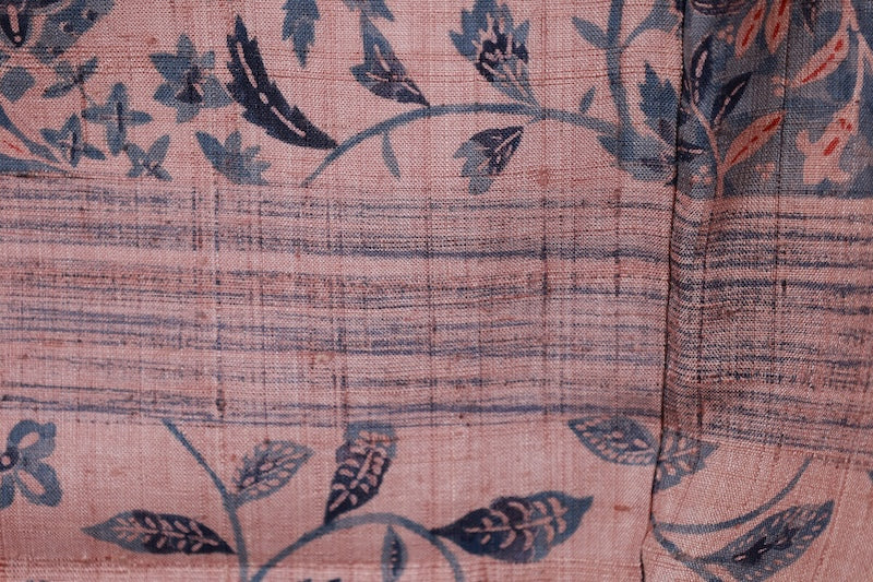 Japanese kimono used(tsumugi)sizeL silk100%/A531