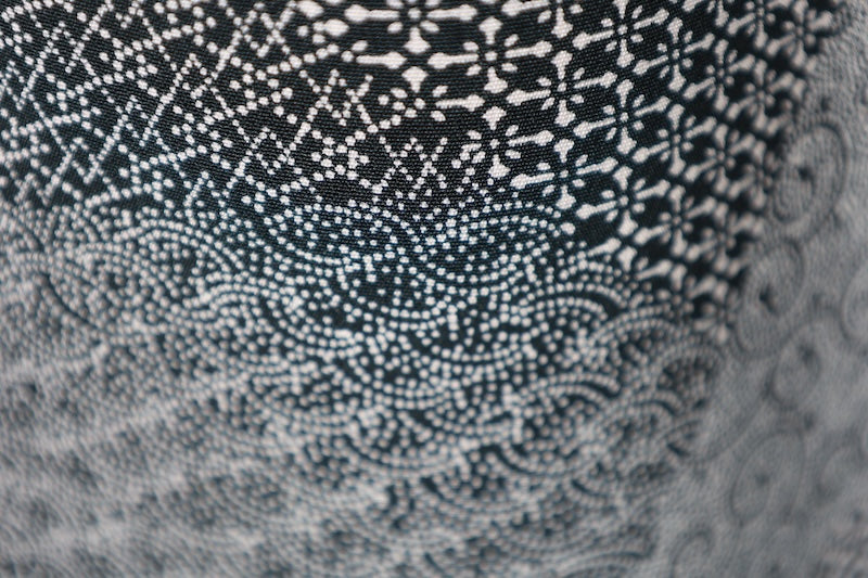 Japanese kimono used <Komon> Msize  silk 100% /T181