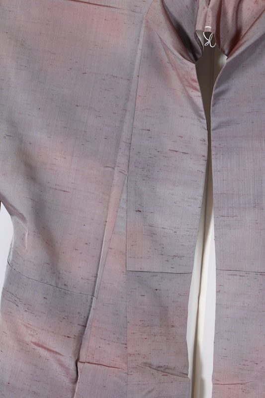 Japanese kimono used <Tsumugi> Msize  silk 100% /B1236