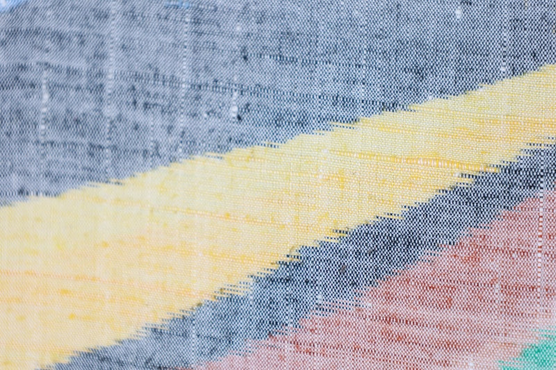 Japanese kimono used <Tsumugi> Msize  silk 100% /B1219