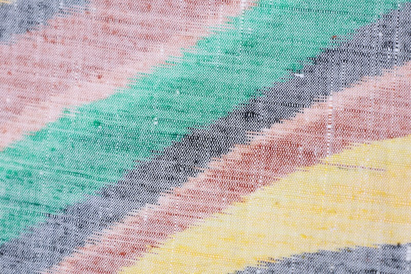 Japanese kimono used <Tsumugi> Msize  silk 100% /B1219