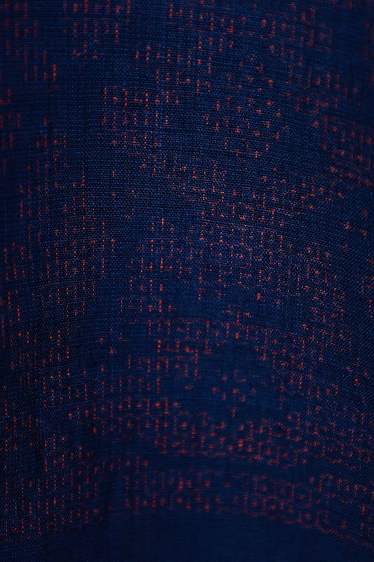 Japanese kimono used(tsumugi)SizeM silk100%/A533