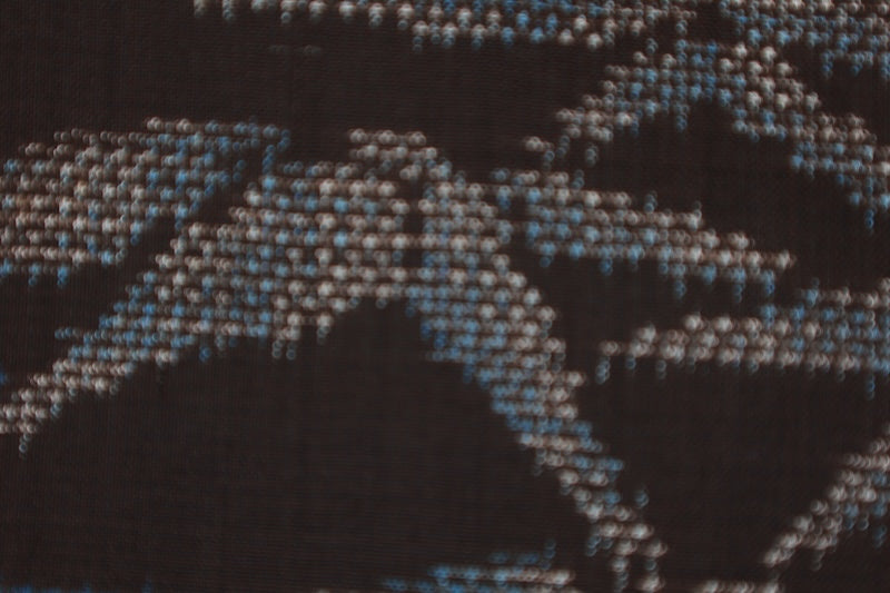 Japanese kimono used <Tsumugi> Msize  silk 100% /B1220