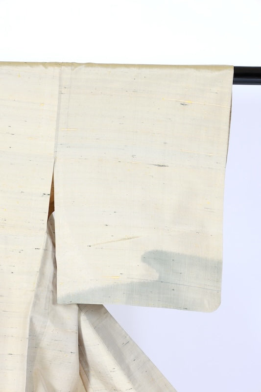 Japanese kimono used <Tsumugi> Msize  silk 100% /B1222