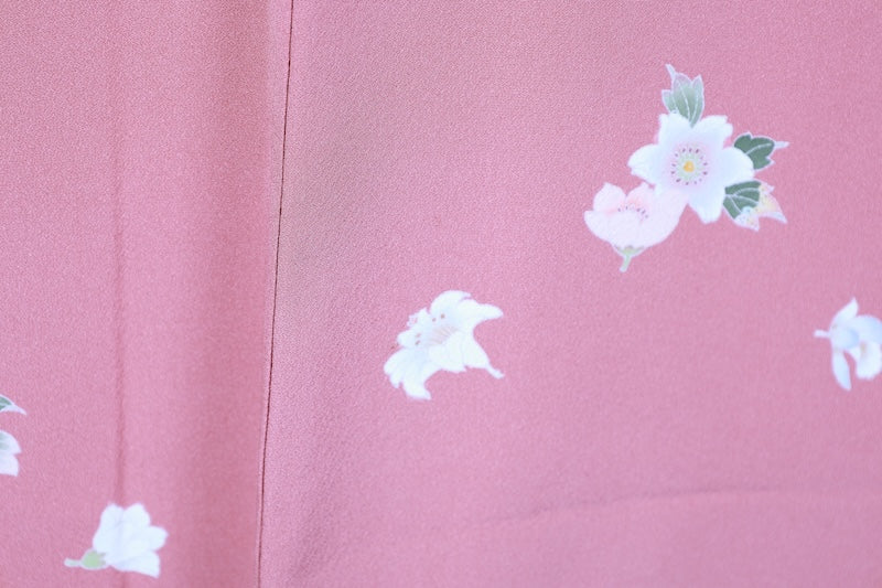 Japanese kimono used <houmongi> Msize  silk 100% /T184