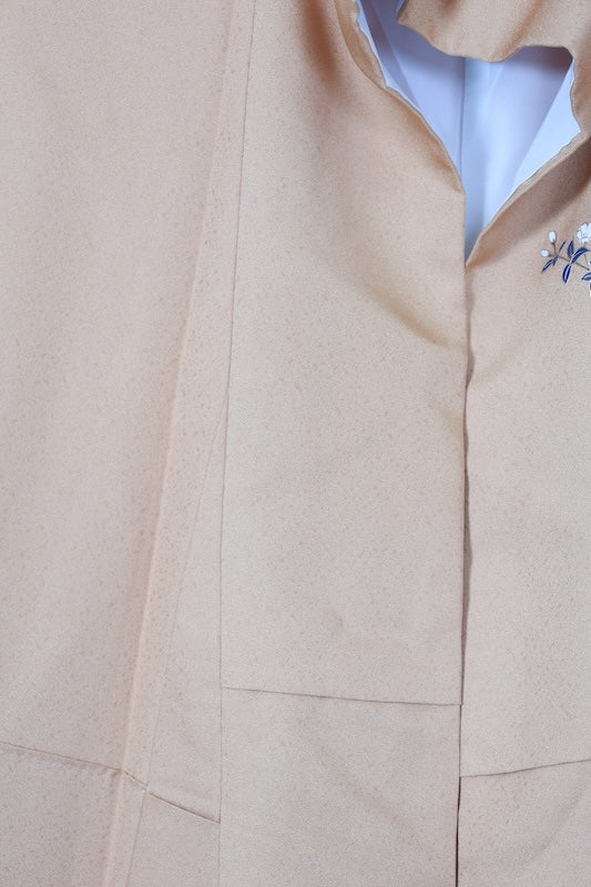 Houmongi kimono Apricot Gold pre-owned /R632