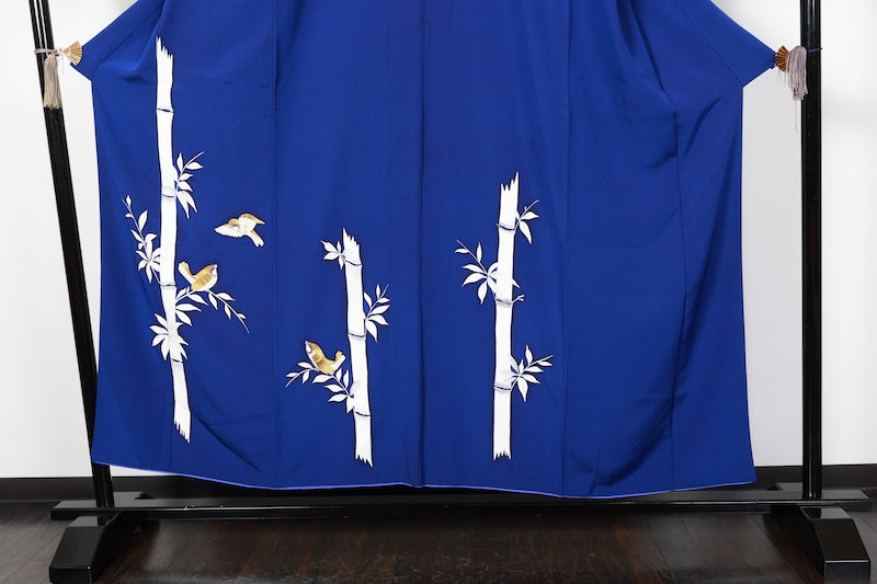 Japanese kimono used <Tsukesage> Msize  silk 100% /T185