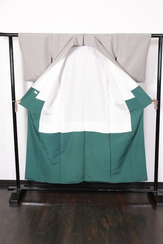 Japanese kimono used <Komon> Msize  silk 100% /T195