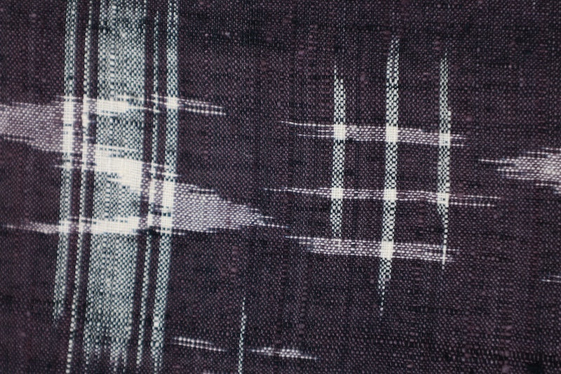 Japanese kimono used <Tsumugi> M-size  silk 100% /B1223