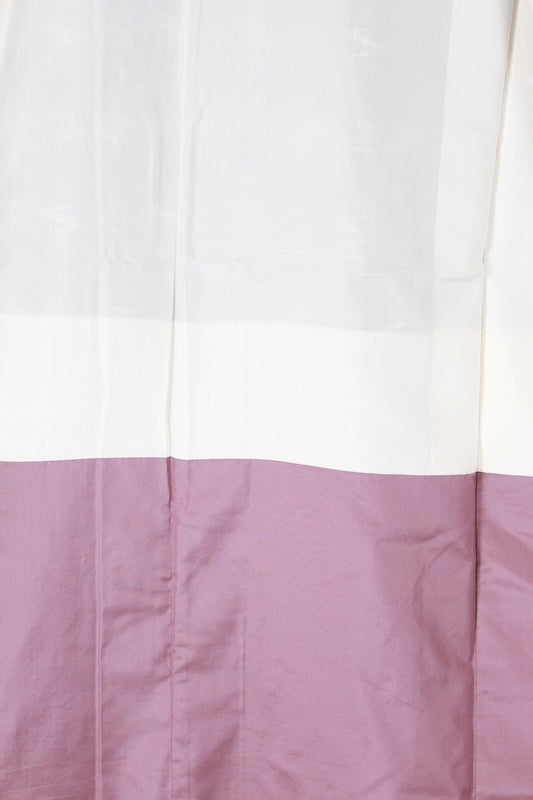 Japanese kimono used <Tsumugi> M-size  silk 100% /B1223
