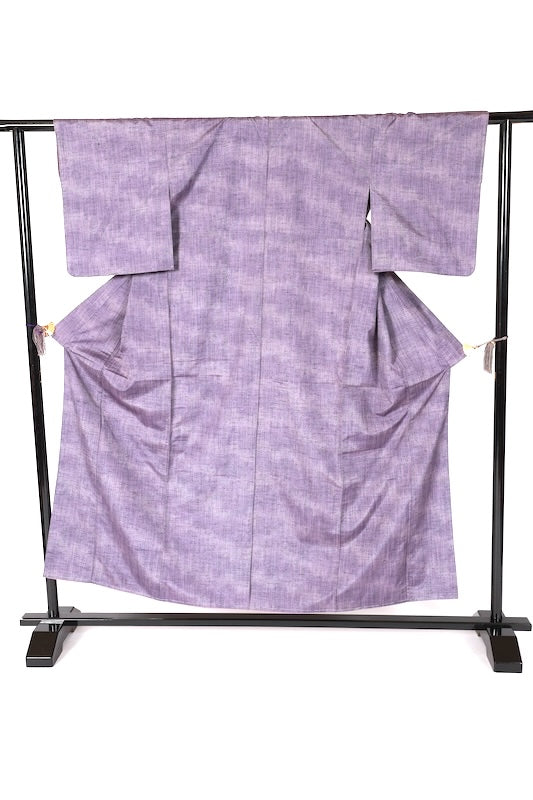 Japanese kimono Unused New <Tsumugi> Msize  silk 100% /B1230