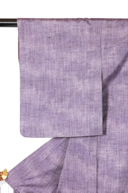 Japanese kimono Unused New <Tsumugi> Msize  silk 100% /B1230