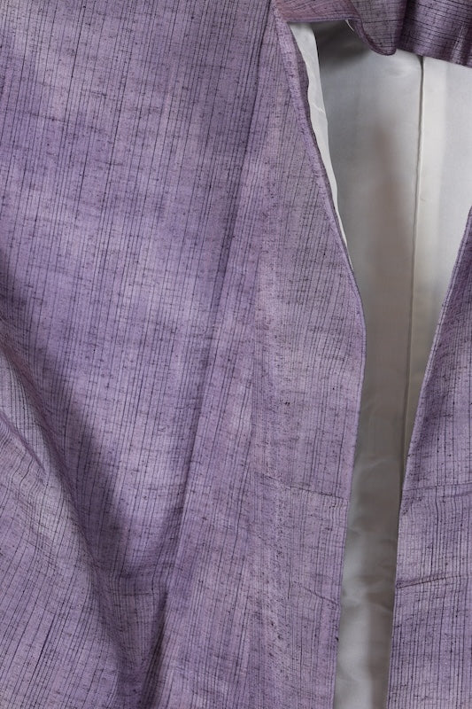 Japanese kimono Unused New <Tsumugi> Msize  silk 100% /B1230