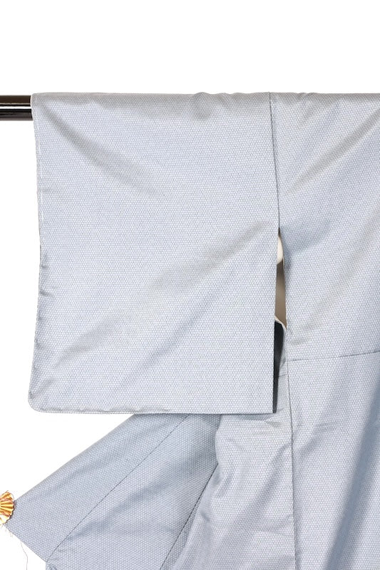 Japanese kimono New<Tsumugi> S-size  silk 100% /B1229