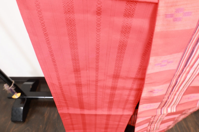 Kyobukuro-obi red purple pre-owned /R645