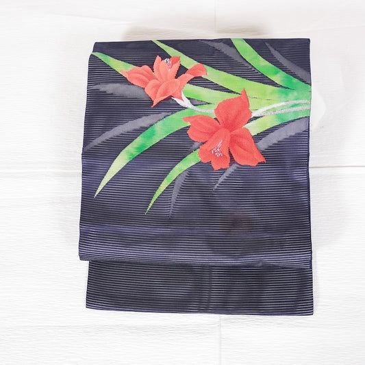 Japanese kimono used sash belt (Nagoya-obi) 100% silk  /A052