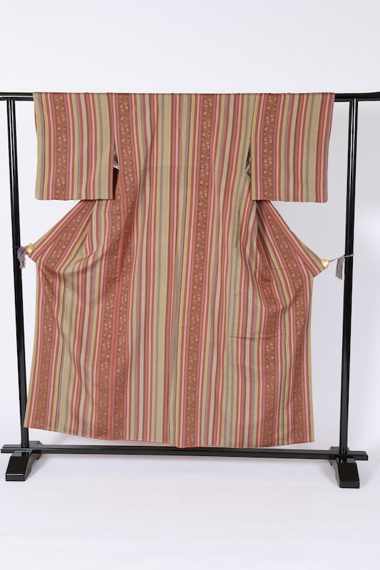 Japanese kimono Unused New  Msize  silk 100% /B1224