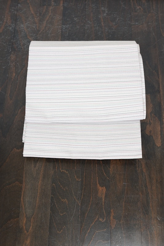 Nagoya-obi sash belt off-white pre-owned /R644
