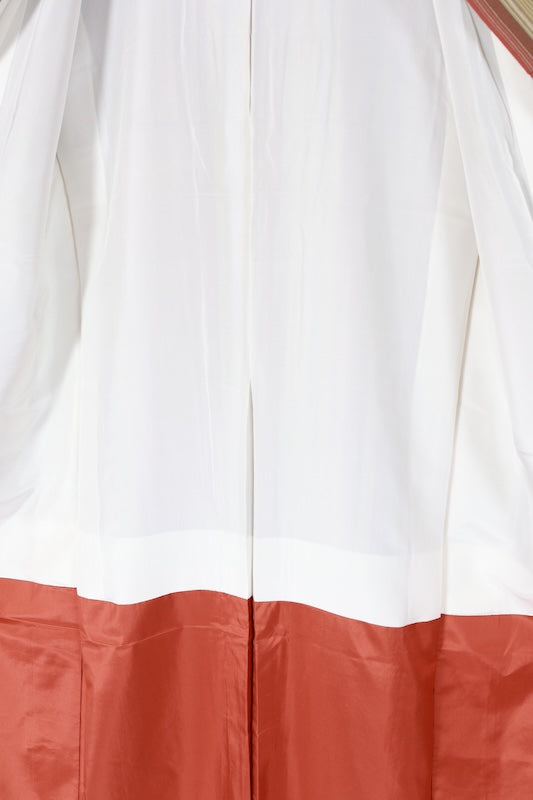 Japanese kimono used <Tsumugi> M-size  silk 100% /B1224