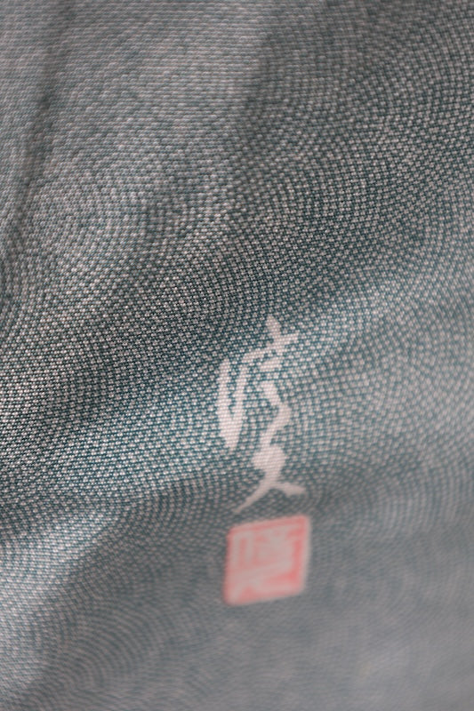 Japanese kimono used <Komon> Msize  silk 100% /188