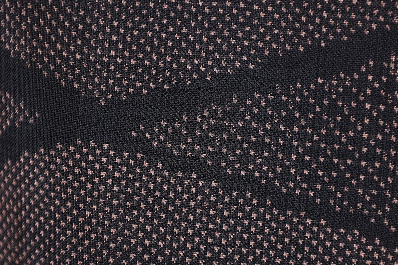 Japanese kimono used <Tsumugi> L-size  silk 100% /B1232