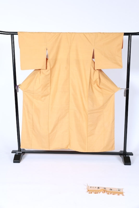 Japanese kimono used <Tsumugi> Msize  silk 100% /BB1126