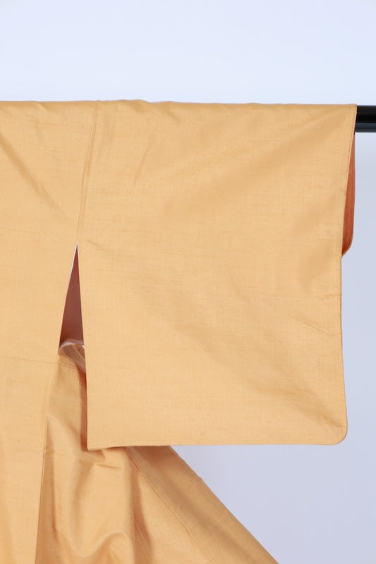 Japanese kimono used <Tsumugi> Msize  silk 100% /BB1126