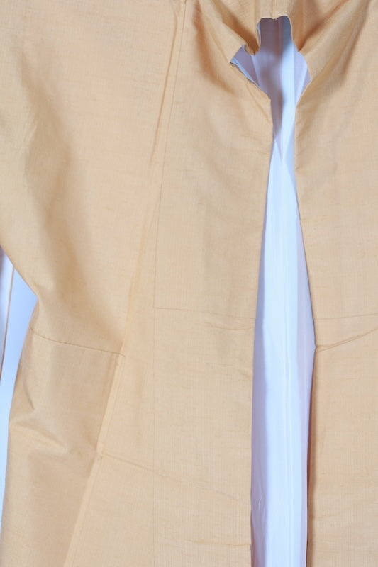 Japanese kimono used <Tsumugi> M-size  silk 100% /B  1126