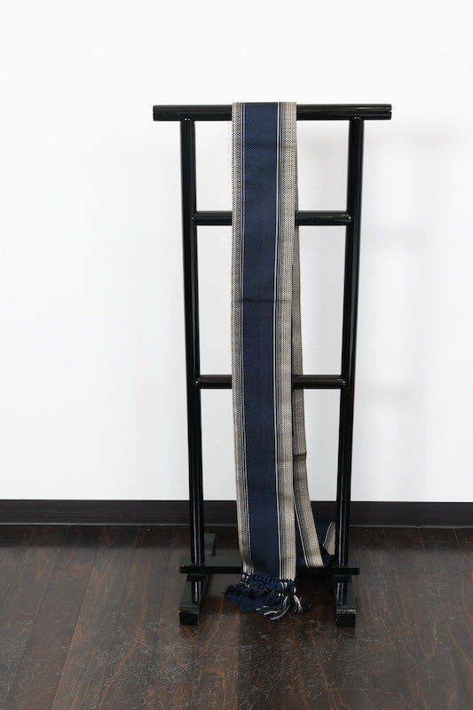 Men's Kaku-obi sash belt indigo Brand New