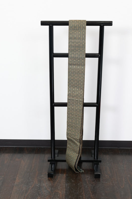 Men's Kaku-obi sash belt green indigo reversible pre-owned