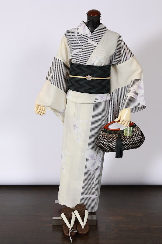 New YUKATA polyester L-size /Z005