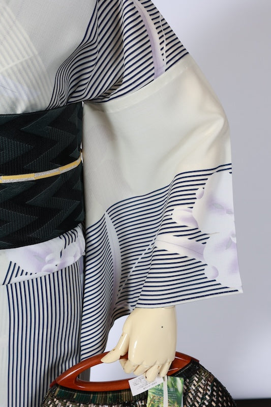 New YUKATA polyester L-size /Z005