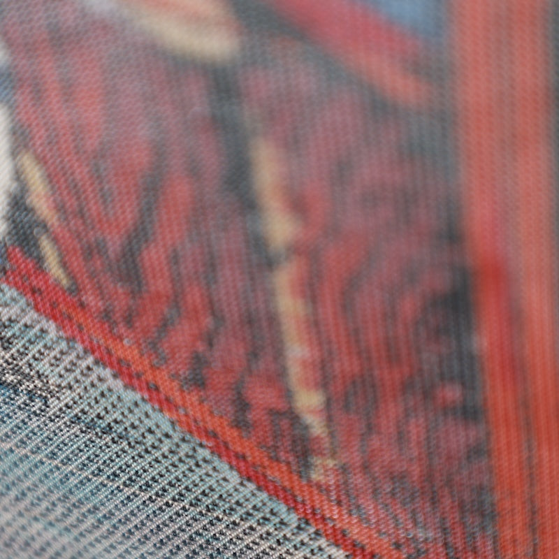 Japanese kimono used <Tsumugi> Msize  silk 100% /T229