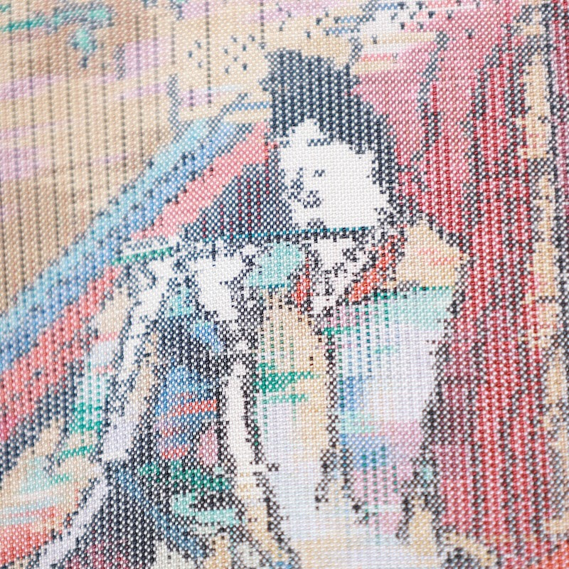 Japanese kimono used <Tsumugi> Msize  silk 100% /T229