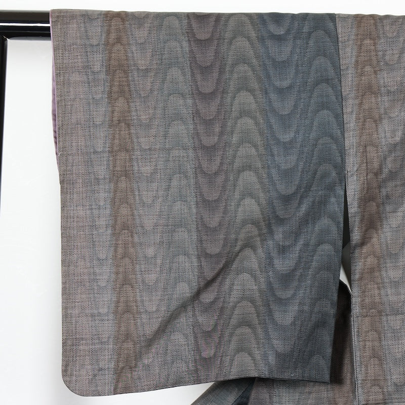 Japanese kimono used <Tsumugi> Msize  silk 100% /T227
