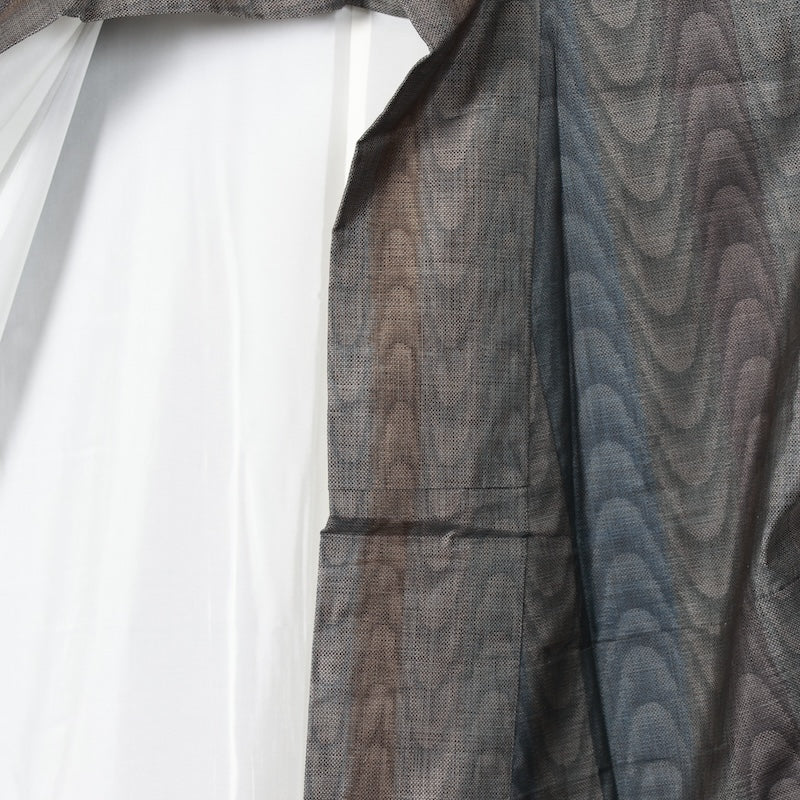Japanese kimono used <Tsumugi> Msize  silk 100% /T227