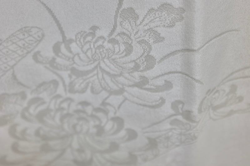 Nagajuban (long under-kimono) white pre-owned /AZ30