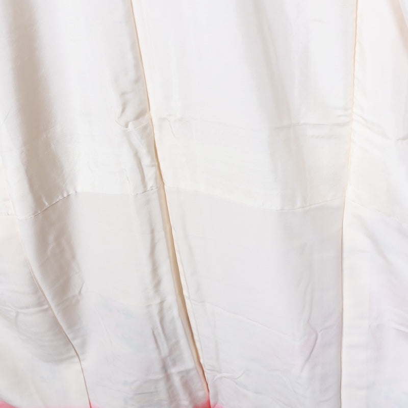 Japanese kimono used <houmongi> Msize  silk 100% /T225