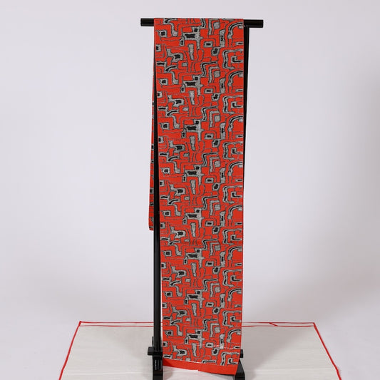 Japanese kimono used sash belt (Nagoya-obi) 100% silk  /A151