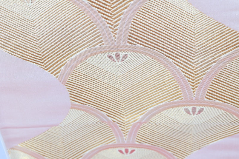 Japanese used sash belt (Fukuro-obi) 100% silk  /B1238