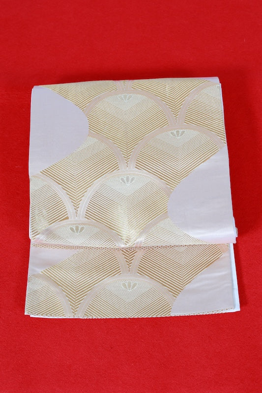 Japanese used sash belt (Fukuro-obi) 100% silk  /B1238